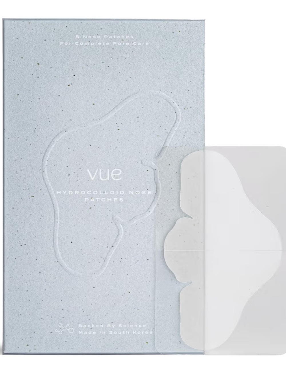 Vue Hydrocolloid Nose Patches - Nose Pore strips Korean Beauty (8-Count)